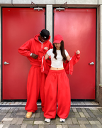 ECHO CHANDAL BARREL FIT UNISEX ROJO