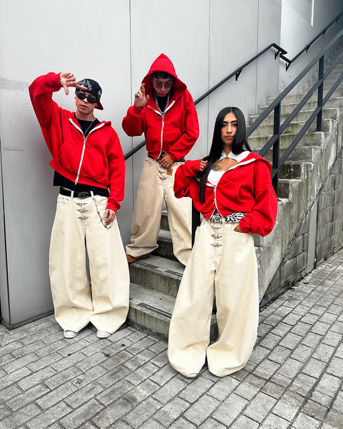 AIZO BARREL PANT MARFIL