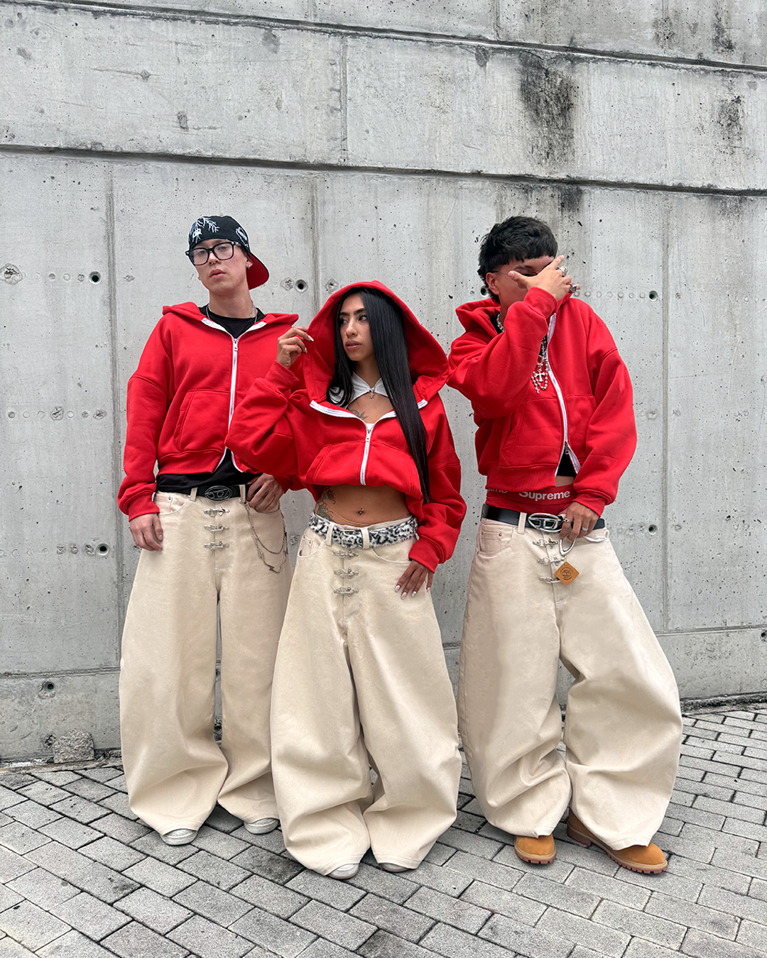 AIZO BARREL PANT MARFIL