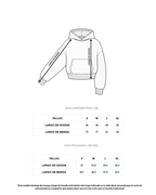 BASIC HOODIE CROPPED FIT BLACK