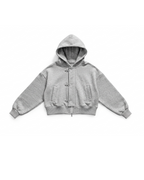 FIREMAN CLASP BASIC HOODIE TIPO ZIP GRIS