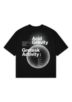 CAMISETA DARK PULSE REGULAR FIT ACID GRAVITY GROTESK ACTIVITY WHITE